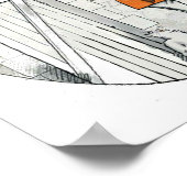 Ein Mädchen und ihr Pferdeafrikaner Poster (Ecke)