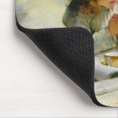 Ein Mädchen und ihre Haustiere Maus Pad Mousepad (Ecke)