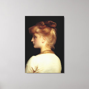 Ein Mädchen von Lord Frederic Leighton Leinwanddruck