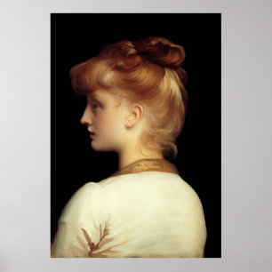 Ein Mädchen von Lord Frederic Leighton Poster