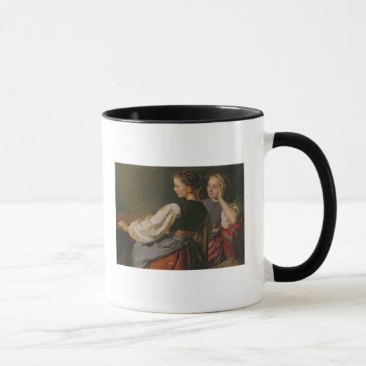 Ein Mädchen von Probsteier, 1844 Tasse (Rechts)