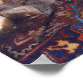 Ein Mädchenschläft von Johannes Vermeer Poster (Ecke)