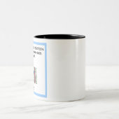 Ein Mädelwitz Zweifarbige Tasse (Mittel)