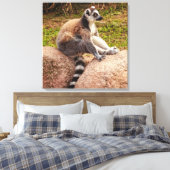 ein mageres Madagaskar auf gestreckter Leinwand (Insitu (Schlafzimmer))