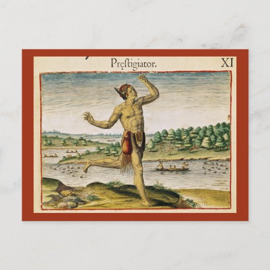 Ein Magier aus Virginia Postkarte (Vorderseite)