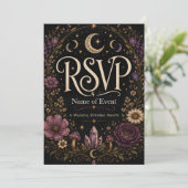 „Ein magischer Abend erwartet Sie“ RSVP (Stehend Vorderseite)
