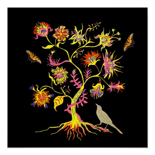Ein magischer Baum des Lebens Poster (Vorderseite)