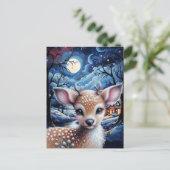 EIN MAGISCHER CHRISTMAL POSTKARTE (Stehend Vorderseite)
