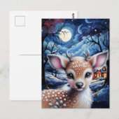 EIN MAGISCHER CHRISTMAL POSTKARTE (Vorne/Hinten)