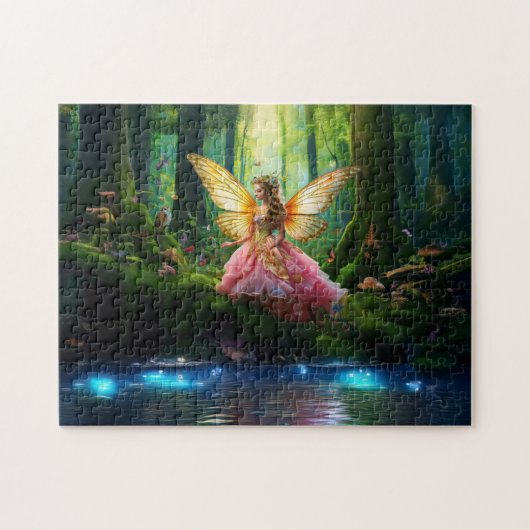 Ein magischer Feenwald Puzzle (Horizontal)