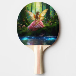 Ein magischer Feenwald Tischtennis Schläger
