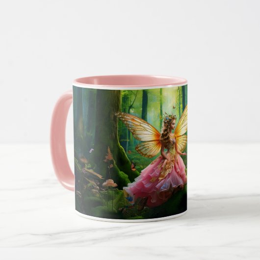 Ein magischer Märchenwald Tasse (Vorderseite Links)