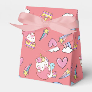 Ein magischer Regenbogen Einhorn Glückwunsch zum G Geschenkschachtel