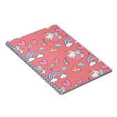 Ein magischer Regenbogen Einhorn Glückwunsch zum G Notizblock (Rechte Seite)