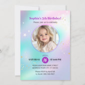 Ein magischer Tag Einhorn Einladung (Rückseite)