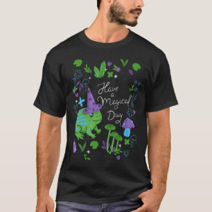 Ein magischer Tag Niedliche Esoterie Frösche Tierk T-Shirt