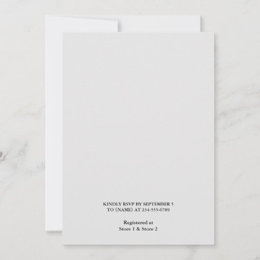 Ein magischer Traum Mystical Stars Moon Brautparty Einladung (Rückseite)