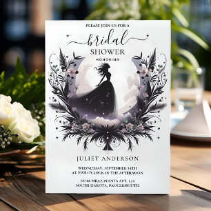 Ein magischer Traum Mystical Stars Moon Brautparty Einladung