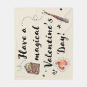 Ein magischer Valentinstag Fleecedecke (Vorderseite)