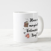 Ein magischer Valentinstag Jumbo-Tasse (Vorderseite Rechts)