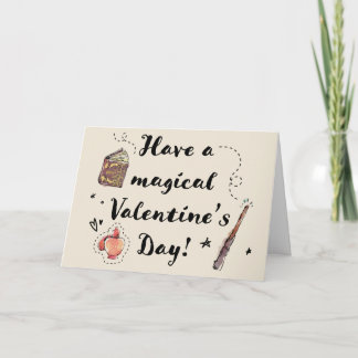 Ein magischer Valentinstag Karte