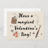 Ein magischer Valentinstag Postkarte (Vorne/Hinten)