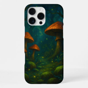 Ein magischer Wald voller übergroßer Pilze iPhone 16 Pro Max Hülle