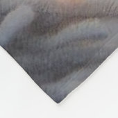 Ein magischer Winter Wonderland Weihnachtszug Fleecedecke (Ecke)