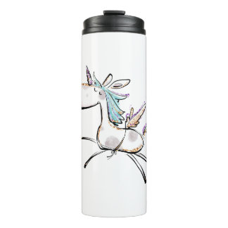 Ein magisches Einhorn Thermosbecher