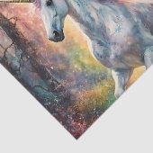Ein magisches Einhorndekoupage Seidenpapier (Ausschnitt)