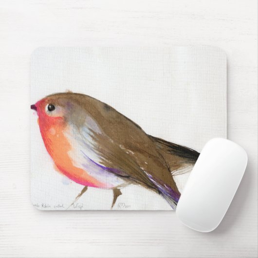 Ein magisches kleines Rotkehlchen rief Wisp 2011 Mousepad (Mit Mouse)