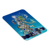 Ein magisches Meerjungfrau Weihnachten Weihnachten Magnet (Rechte Seite)