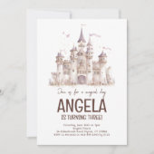 Ein magisches Party der Märchen zum Geburtstag Einladung (Vorderseite)