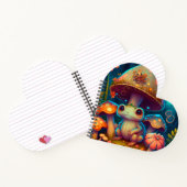 Ein magisches Pilzfrosch-Notizbuch Notizblock (Innenseite)