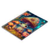 Ein magisches Pilzfrosch-Notizbuch Notizblock (Linke Seite)