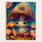 Ein magisches Pilzfrosch-Notizbuch Planer (Vorderseite)
