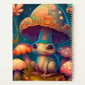 Ein magisches Pilzfrosch-Notizbuch Planer (Rückseite)