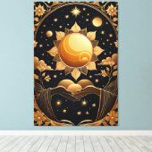 ein magisches Tarot Leinwanddruck (Insitu (Holzboden))