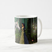 Ein magisches Treffen - Einhorn Fantasy Art Tasse (VorderseiteRechts)