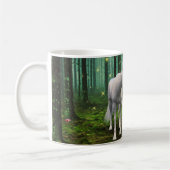 Ein magisches Treffen - Einhorn Fantasy Art Tasse (Links)