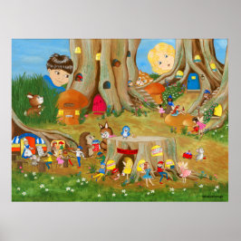 Ein magisches überraschendes Poster