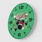 Ein magisches Weihnachten Große Wanduhr (Winkel)