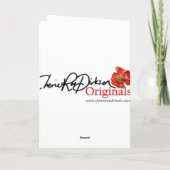 Ein magisches Weihnachtsfest Feiertagskarte (Rückseite)