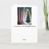 Ein magisches Weihnachtsfest Karte (Rückseite)