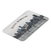 Ein Magnet, auf dem Seattle steht. Magnet (Linke Seite)