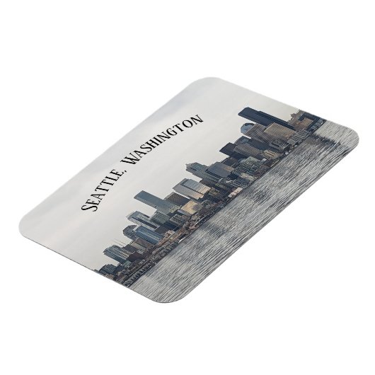 Ein Magnet, auf dem Seattle steht. Magnet (Linke Seite)