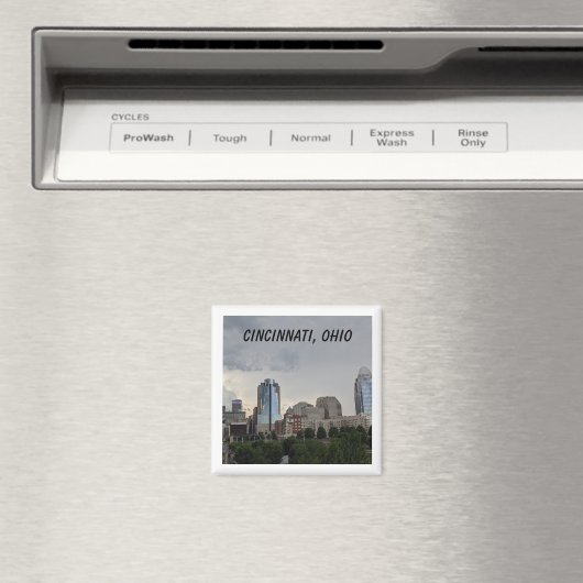 Ein Magnet mit einem Foto Cincinnati, Ohio. (In Situ (Geschirrspüler))