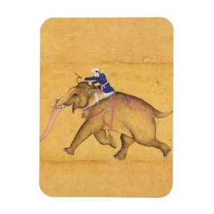 Ein Mahout, der einen Elefanten, vom großen Clive Magnet