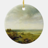 Ein Mais-Feld Keramik Ornament (Hinten)