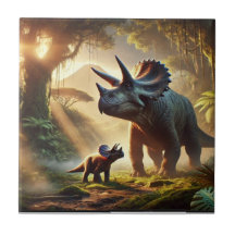 Ein majestätischer, erwachsener Triceratops